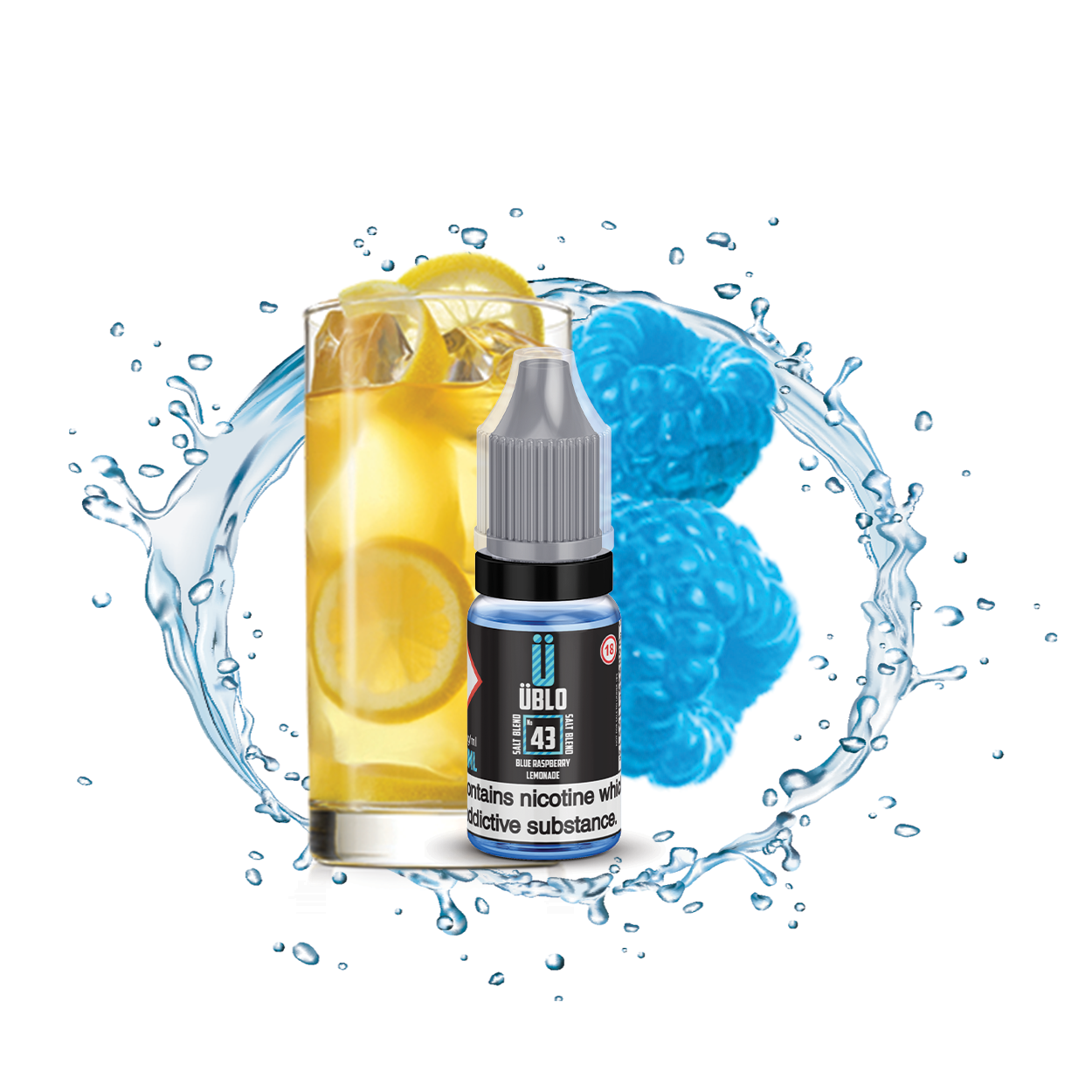 UBLO No43 Blue Raspberry Lemonade Nic Salt