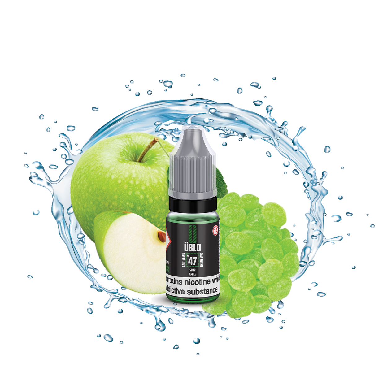 UBLO No47 Sour Apple Nic Salt
