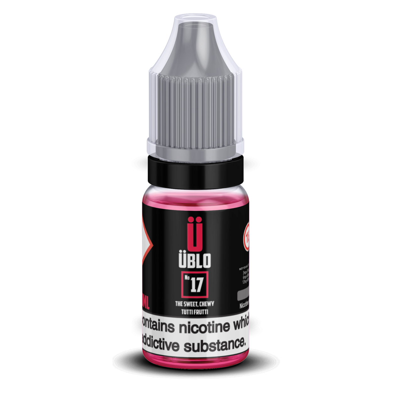 ÜBLO No17 10ml. Sweet Chewy Tutti Frutti