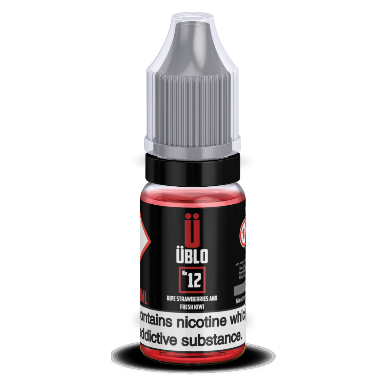 ÜBLO No12 10ml. Ripe Strawberries & Fresh Kiwi