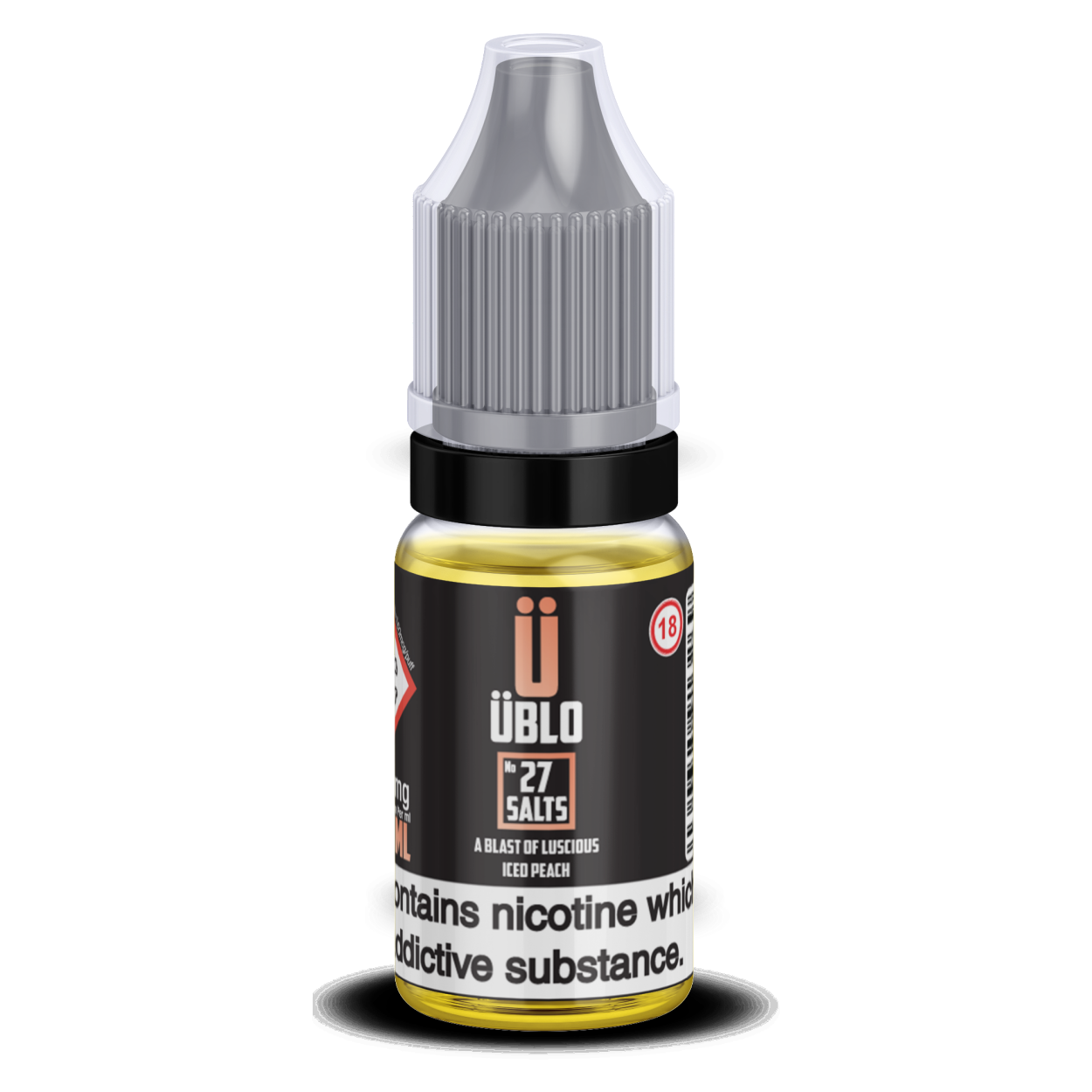 UBLO No27 - Luscious Iced Peach Nic Salt