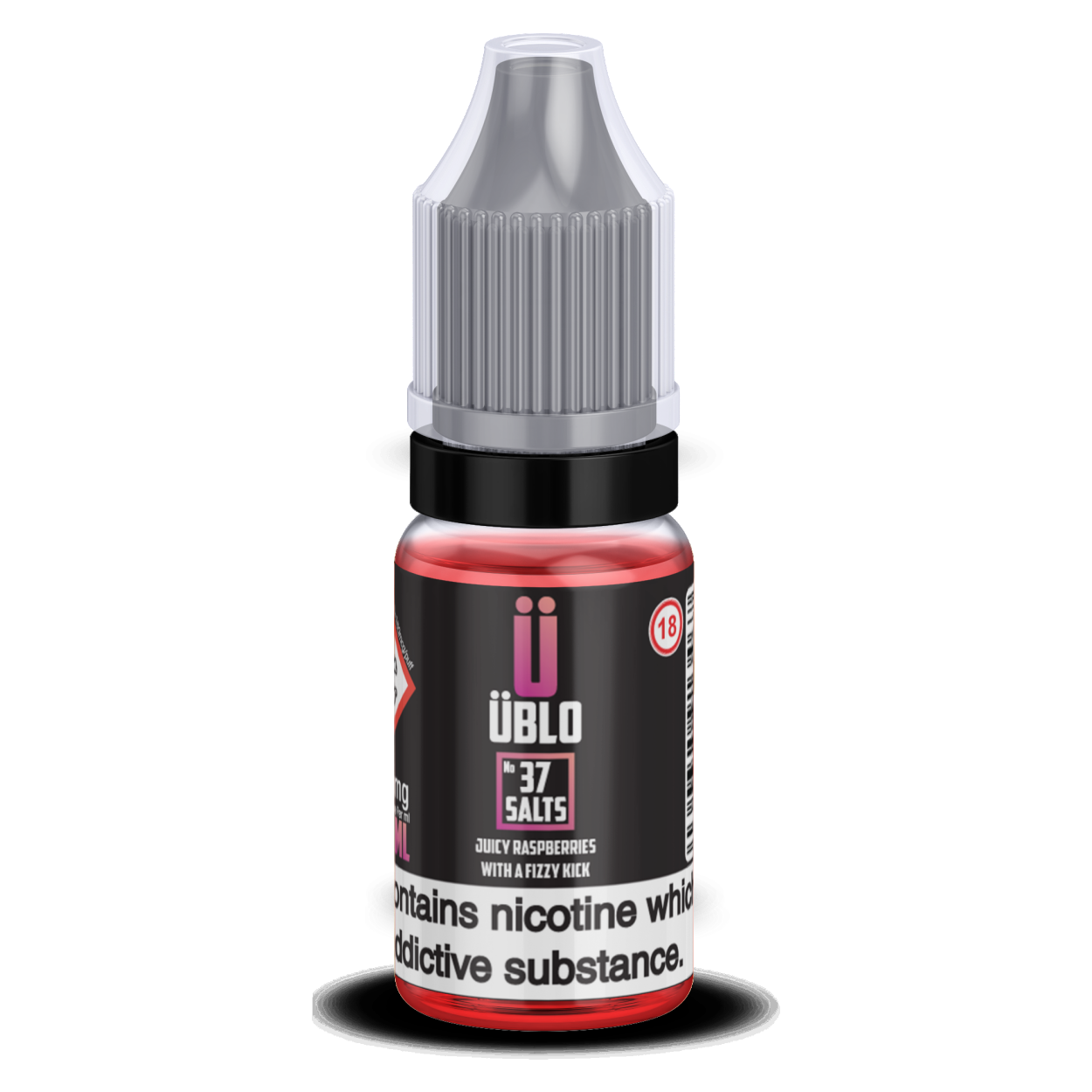 UBLO No37 - Juicy Raspberries Fizzy Kick Nic Salt