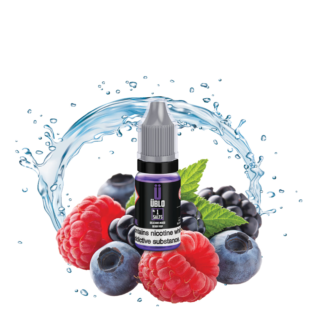 UBLO No1 Mixed Berry Pop Nic Salt