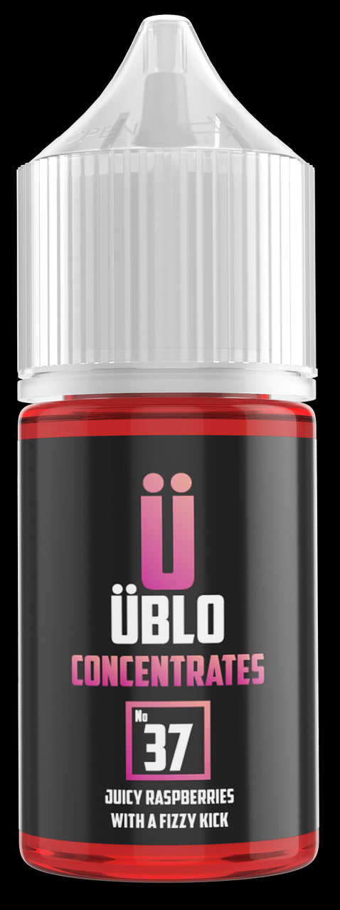 Üblo No37 Concentrate Juicy Raspberries Fizzy Kick 30ML