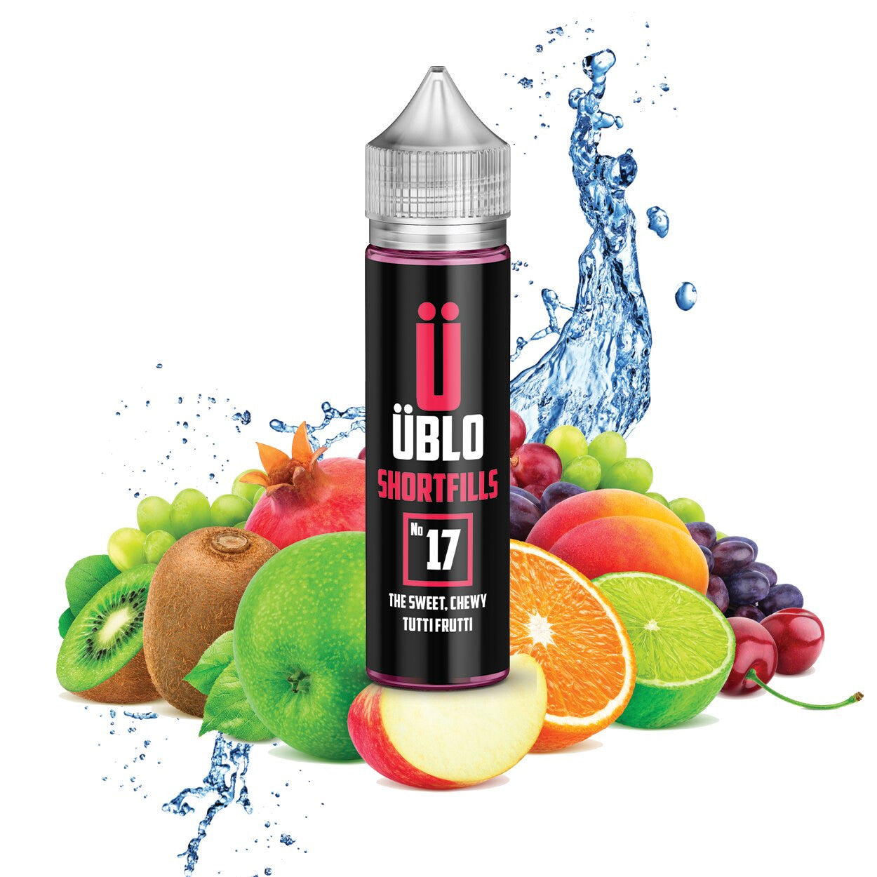 Shortfill Eliquid – No17 Sweet Chewy Tutti Frutti 60ML