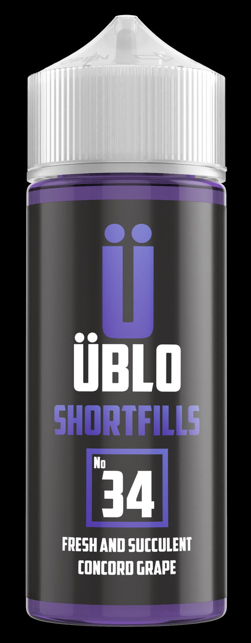 ÜBLO Short fill – No34 Concord Grape 120ML