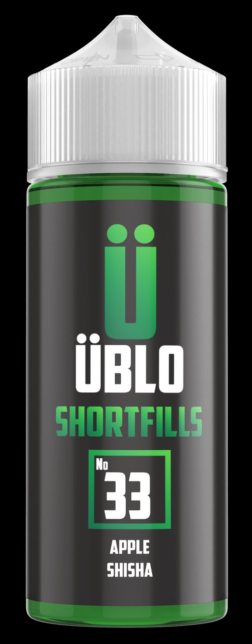 ÜBLO Short fill – No33 Apple Shisha 120ML