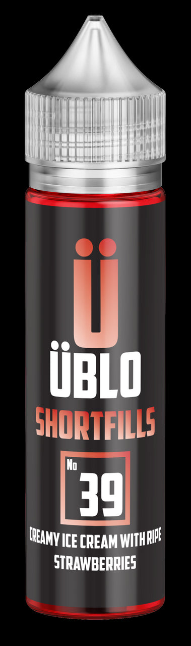 ÜBLO Short fill – No39 Creamy Ice Cream With Ripe Strawberries 60ML