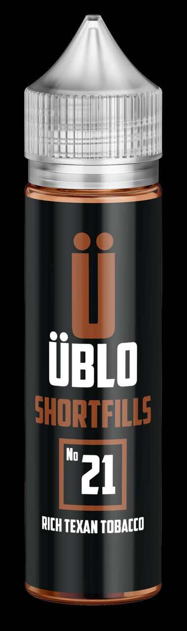 ÜBLO Shortfill – No21 Rich Texan Tobacco 60ML