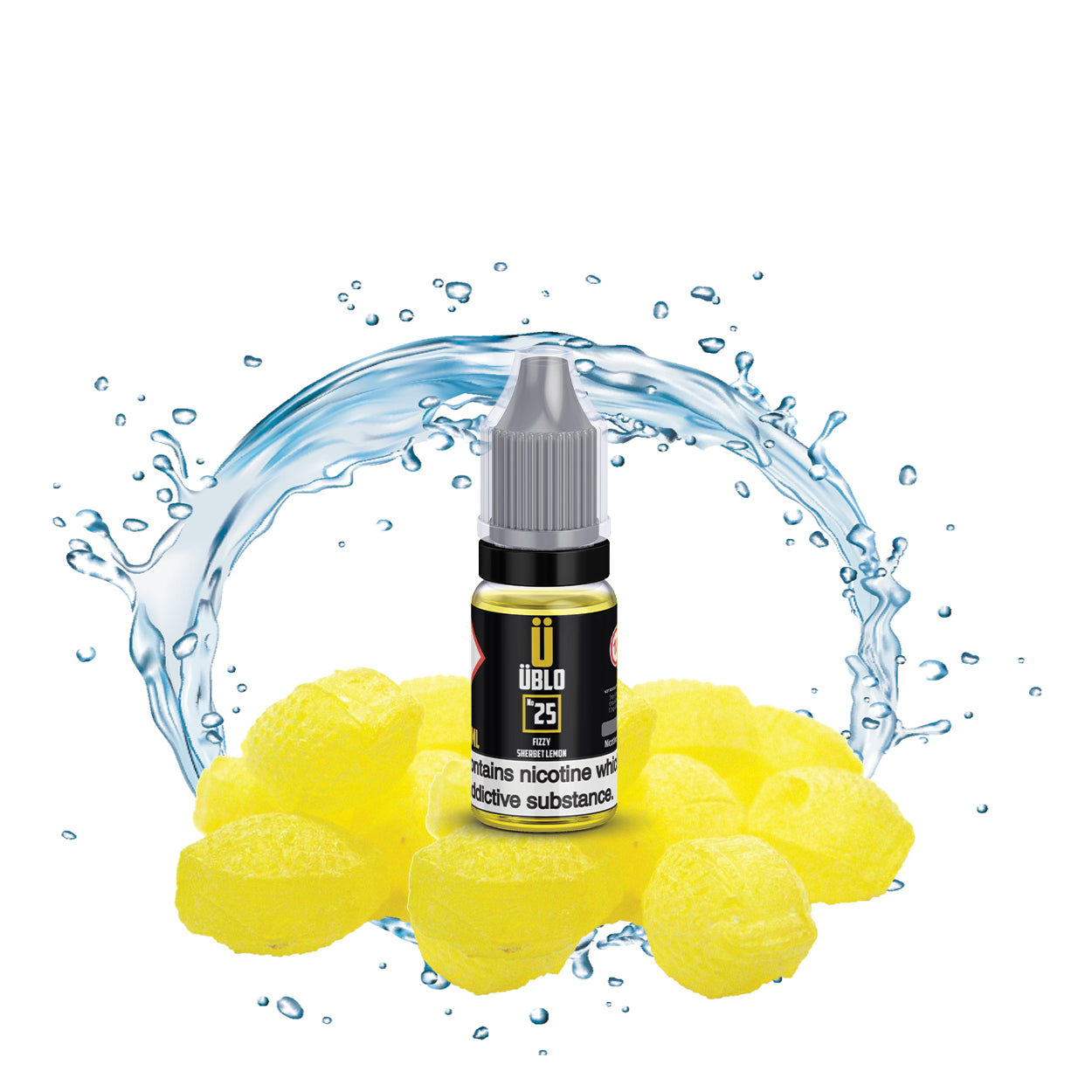 E-Liquid No25 10ml Fizzy Sherbert Lemon Ublo UK E-Liquid No25 10ml Fizzy Sherbert Lemon Ublo UK