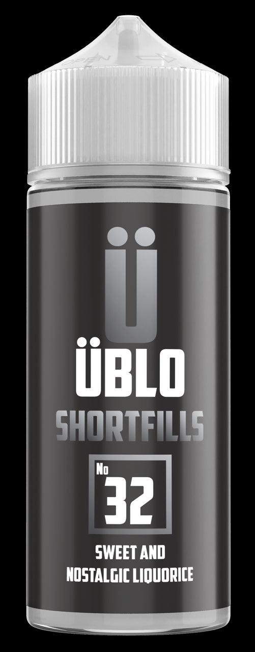 ÜBLO Short fill – No32 Sweet Nostalgic Liquorice 120ML