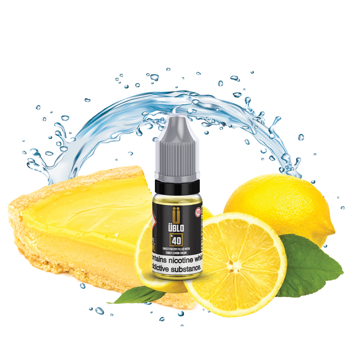 E-Liquid No40 10ml Sweet Pastry Tangy Lemon Cream
