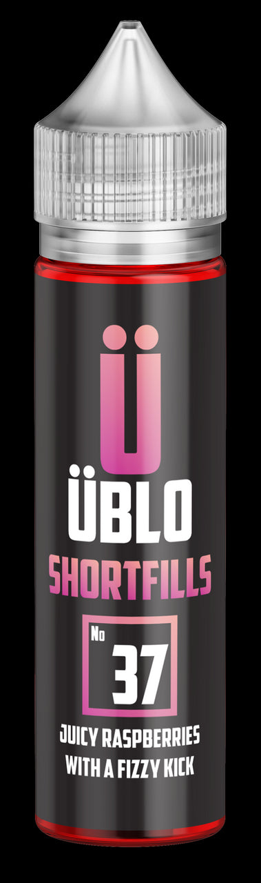 ÜBLO Short fill – No37 Juicy Raspberries Fizzy Kick 60ML