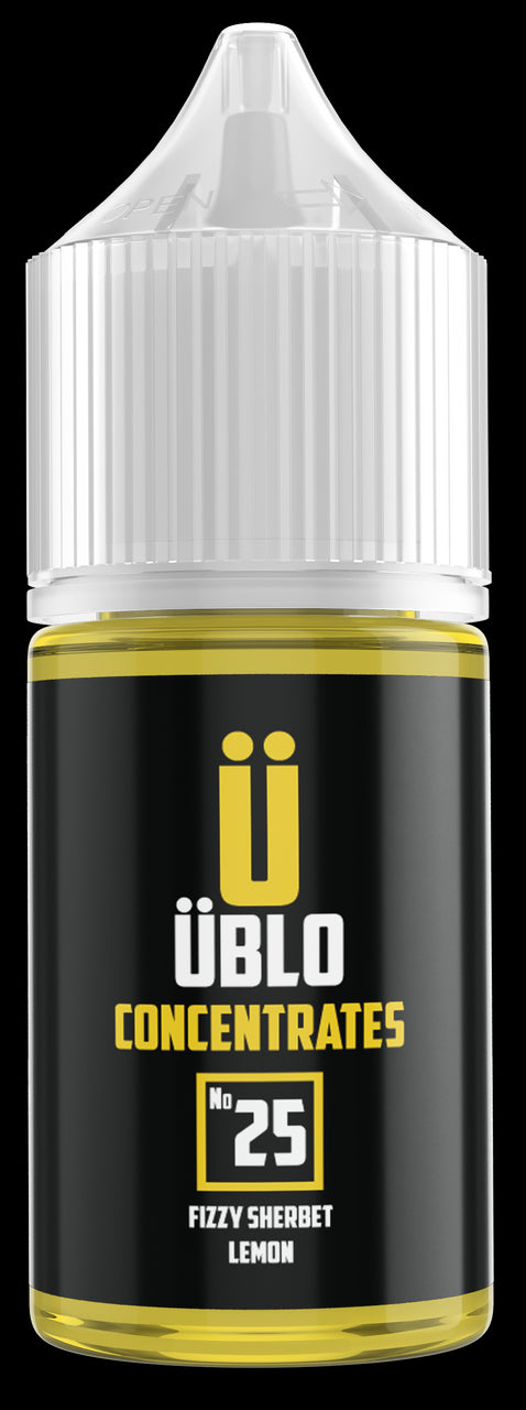 Üblo No25 Concentrate Fizzy Sherbert Lemon 30ML