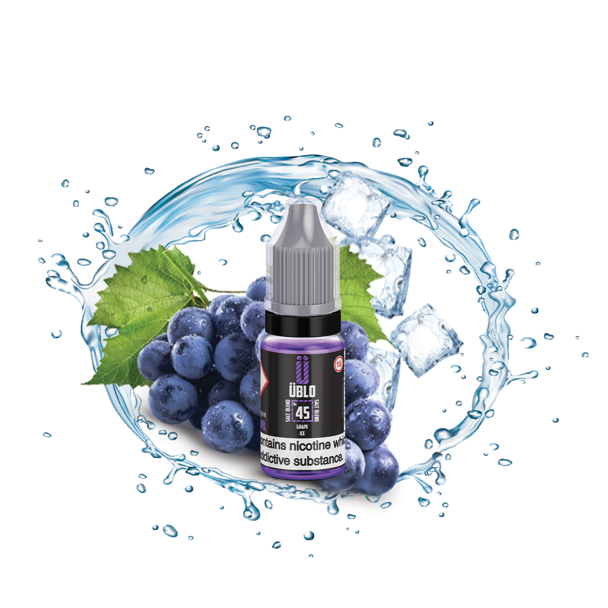 UBLO No45 Grape Ice Nic Salt