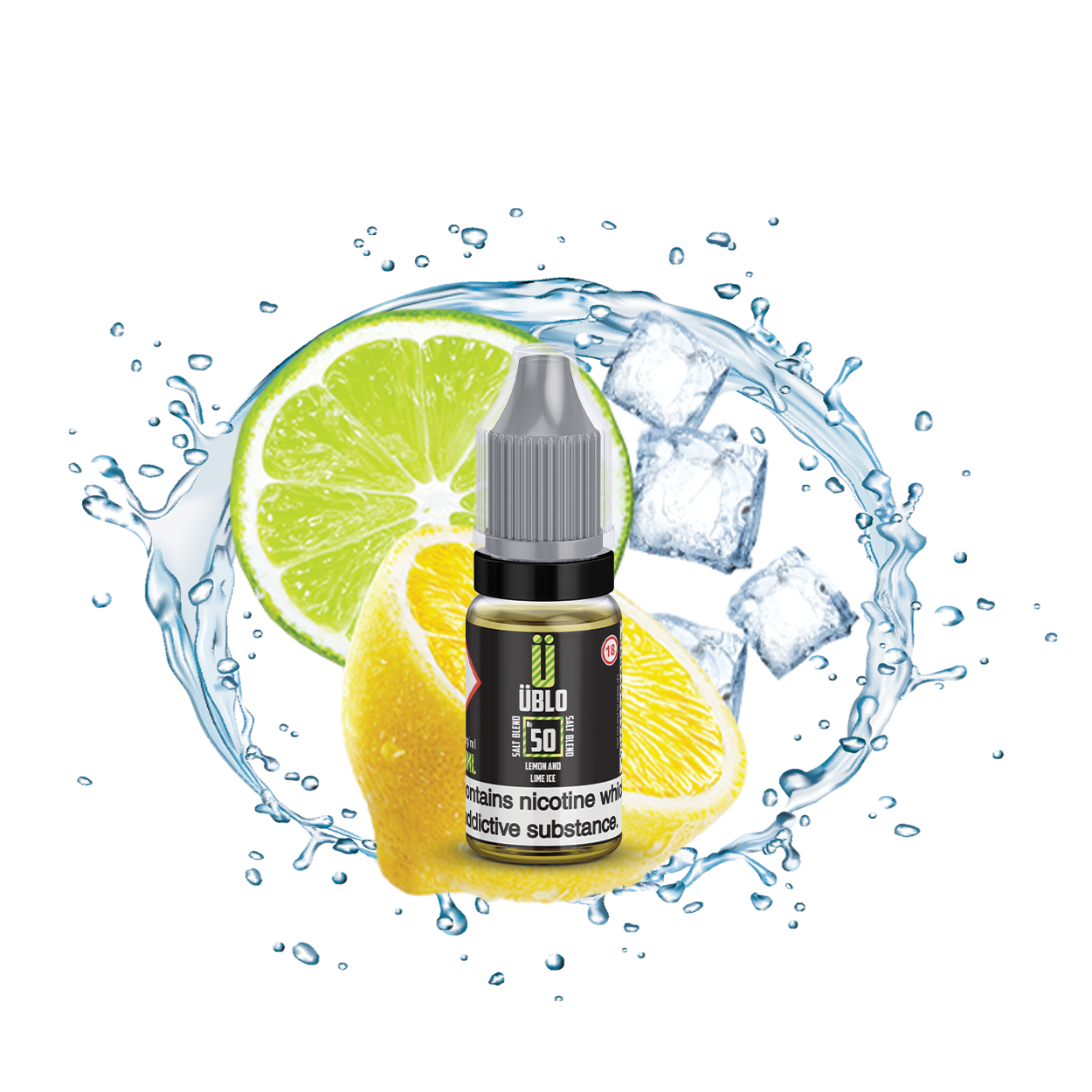 UBLO No50 Lemon And Lime Ice Nic Salt