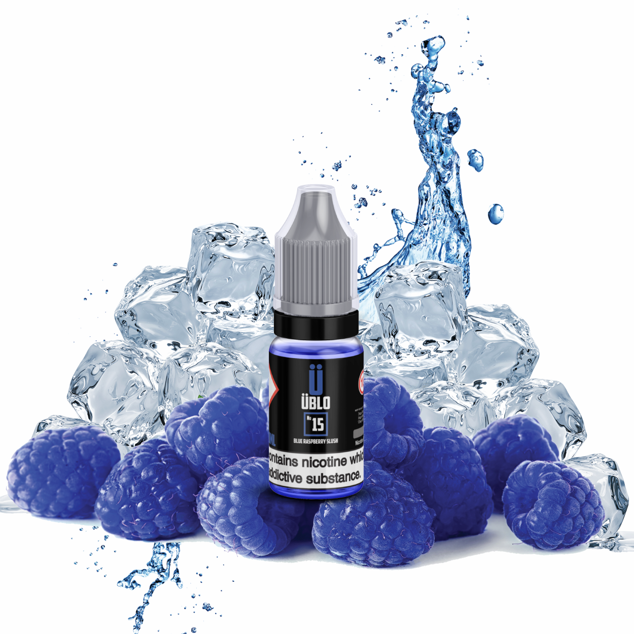 E-Liquid No15 10ml Blue Raspberry Slush
