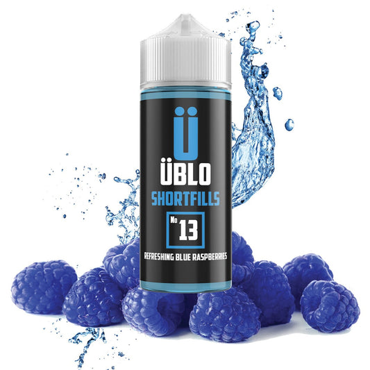 Shortfill E-liquid – No13 Refreshing Blue Raspberries 120ML