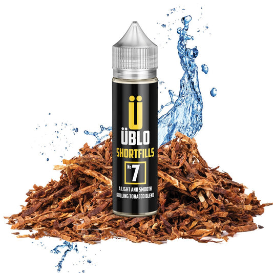 Shortfill E-liquid – No7 Light & Smooth Rolling Tobacco 60ML