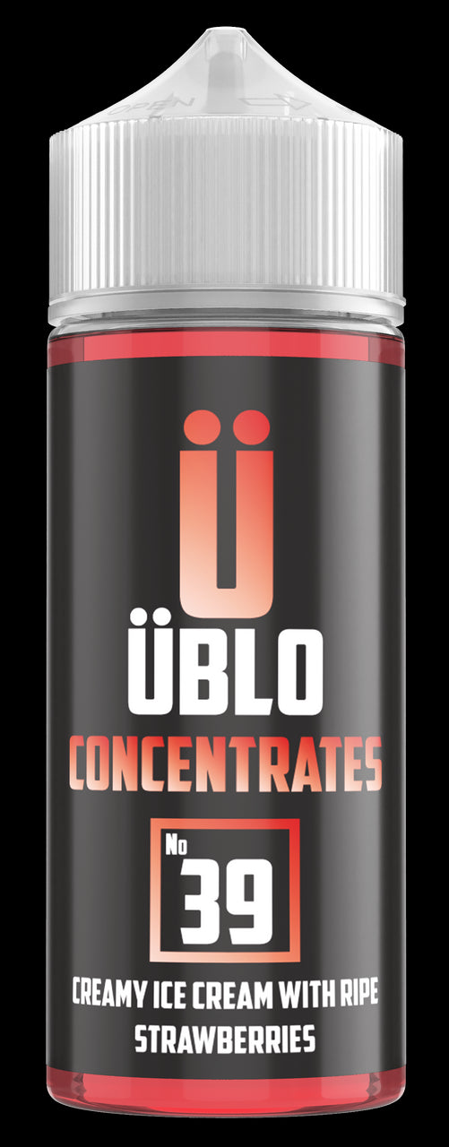 Üblo No39 Concentrate Creamy Ice Cream With Ripe Strawberries 100ML