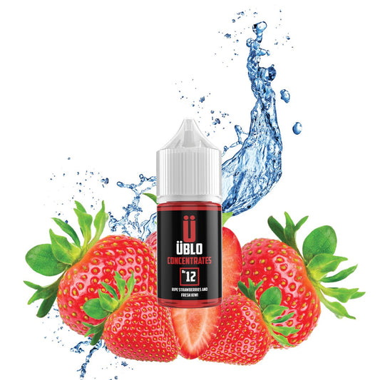 E-liquid Flavour No12 Concentrate Ripe Strawberries & Fresh Kiwi 30ML