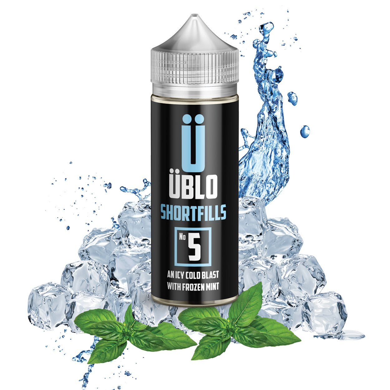 Shortfill E-liquid – No5 Icy Cold Blast With Frozen Mint 120ML