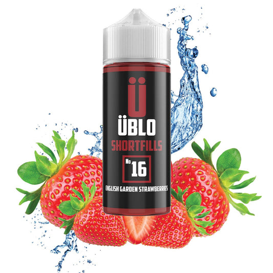 Shortfill E-liquid – No16 English Garden Strawberries 120ML