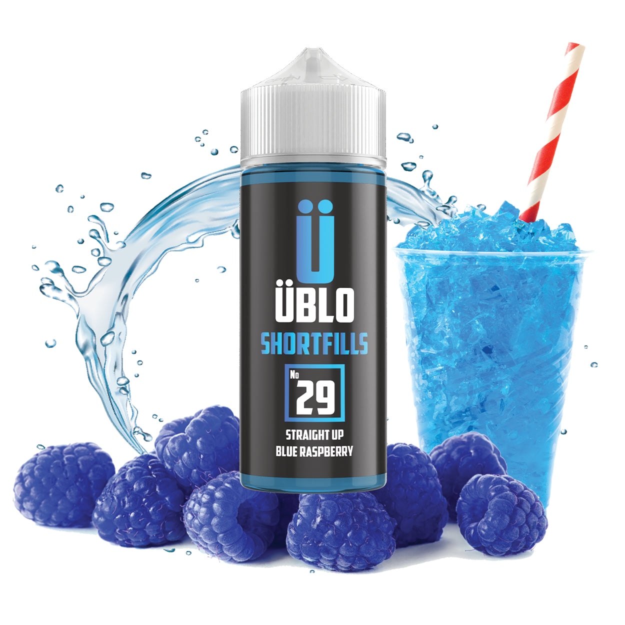 Shortfill E-liquid – No29 Blue Raspberry 120ML