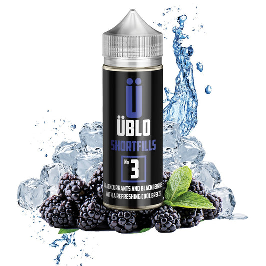 Shortfill E-liquid – No3 Blackcurrants Blackberries 120ML