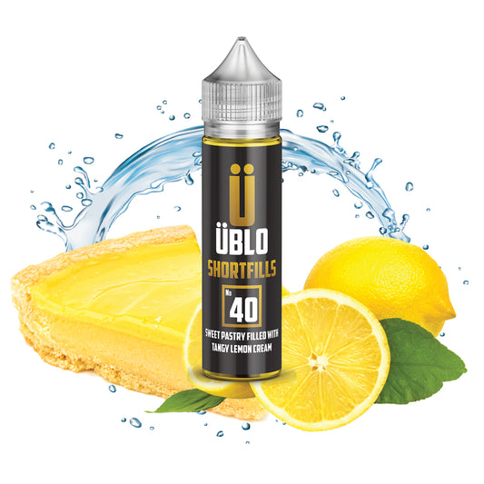 Shortfill E-liquid – No40 Sweet Pastry Tangy Lemon Cream 60ML