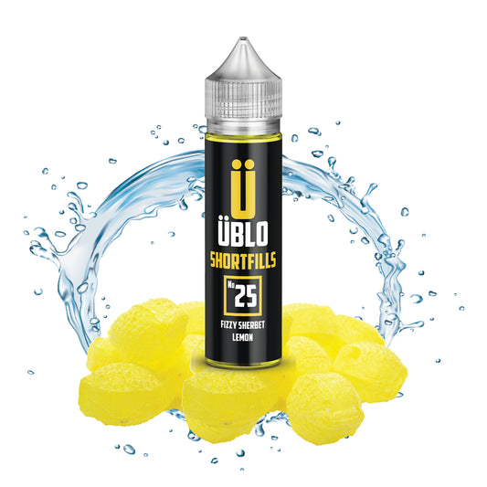 Shortfill E-liquid – No25 Fizzy Sherbert Lemon 60ML