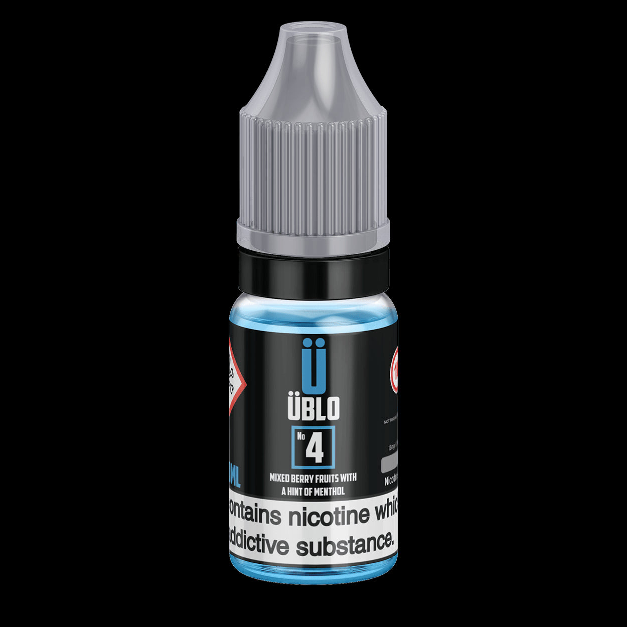UBLO No4 10ml Mixed Berry Fruits With A Hint Of Menthol Eliquid