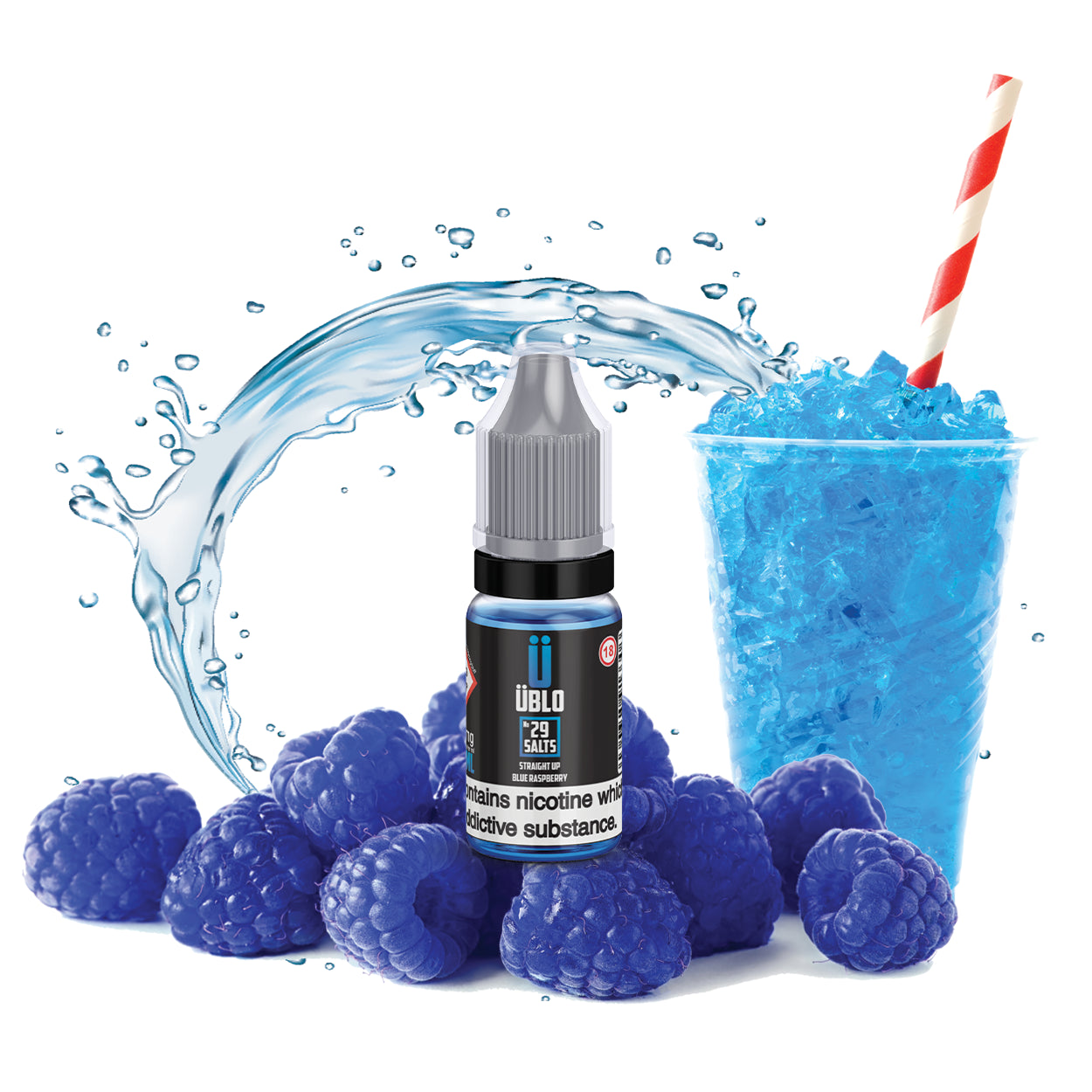 UBLO No29 - Blue Raspberry Nic Salt