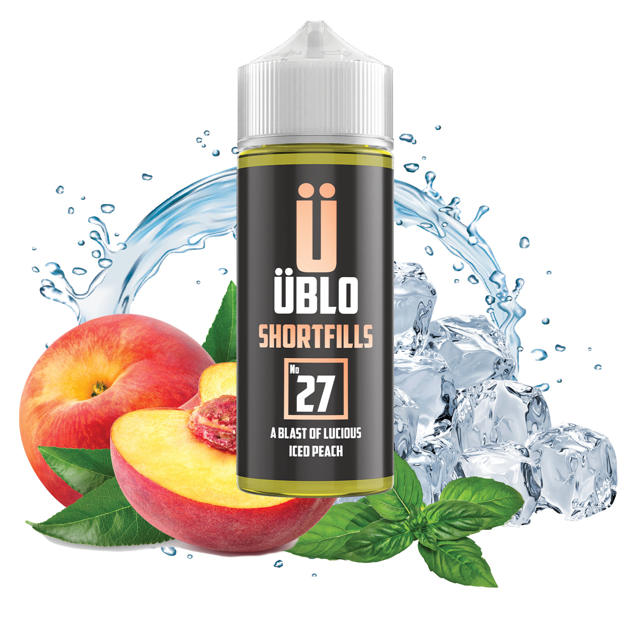Shortfill E-liquid – No27 Luscious Iced Peach 120ML
