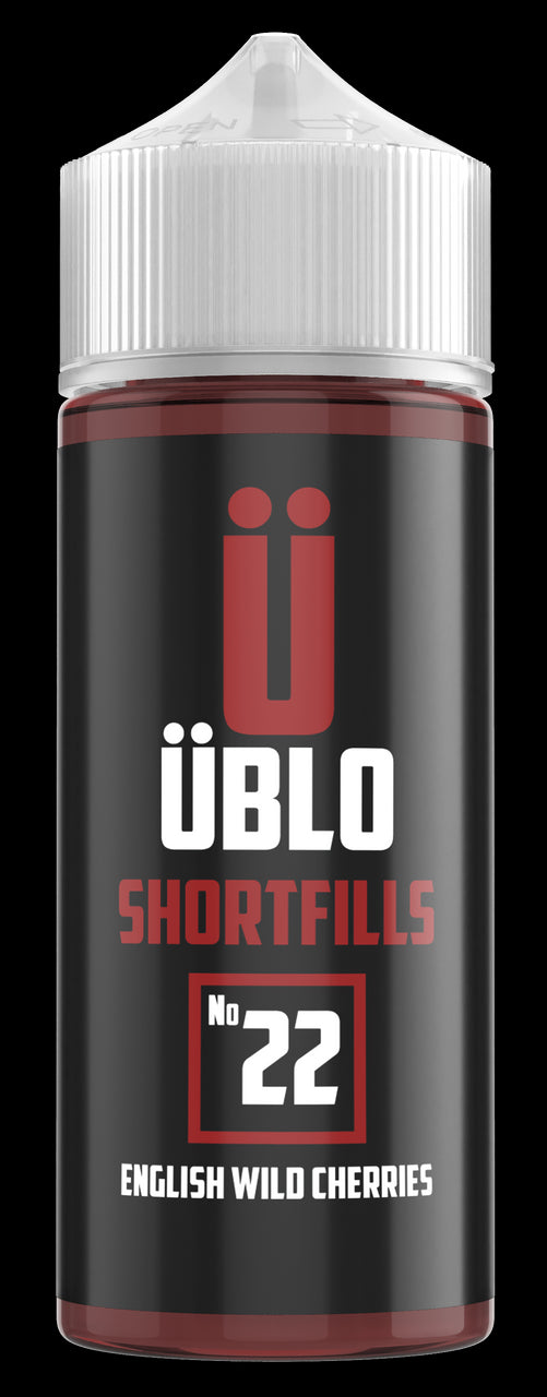 ÜBLO Shortfill – No22  English Wild Cherries 120ML