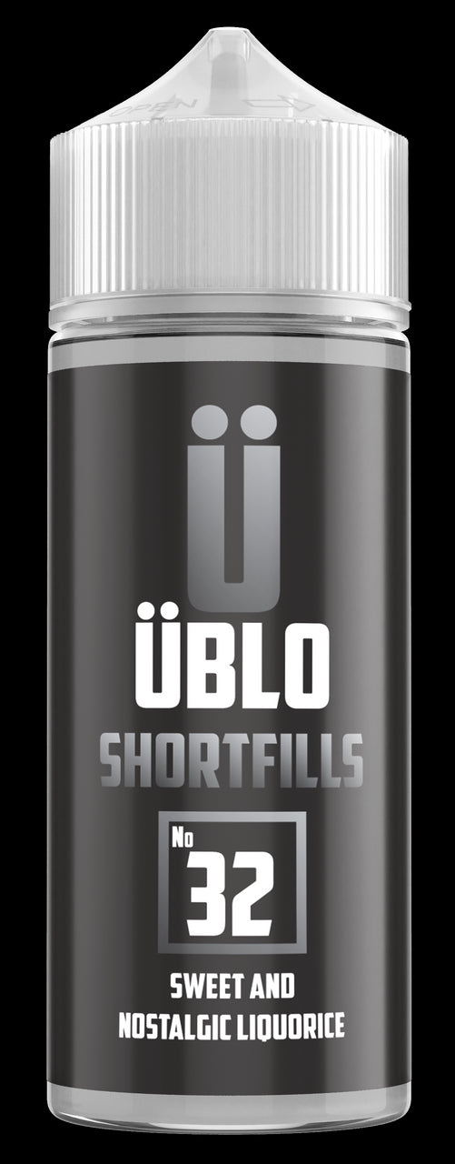 ÜBLO Short fill – No32 Sweet Nostalgic Liquorice  120ML
