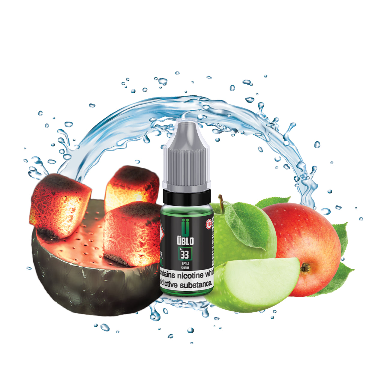 E-Liquid No33 10ml Apple Shisha