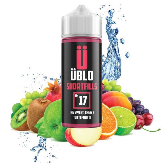 Shortfill E-liquid – No17 Sweet Chewy Tutti Frutti 120ML