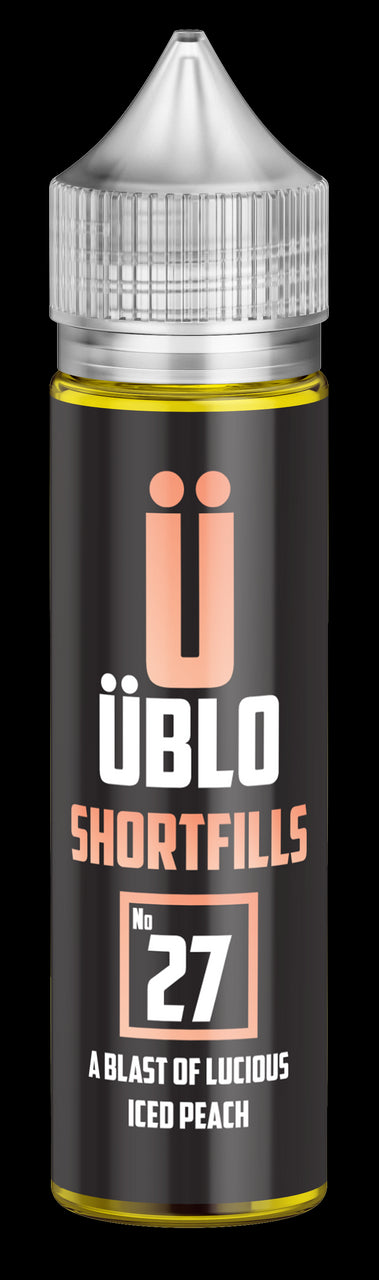 ÜBLO Short fill – No27 Luscious Iced Peach 60ML