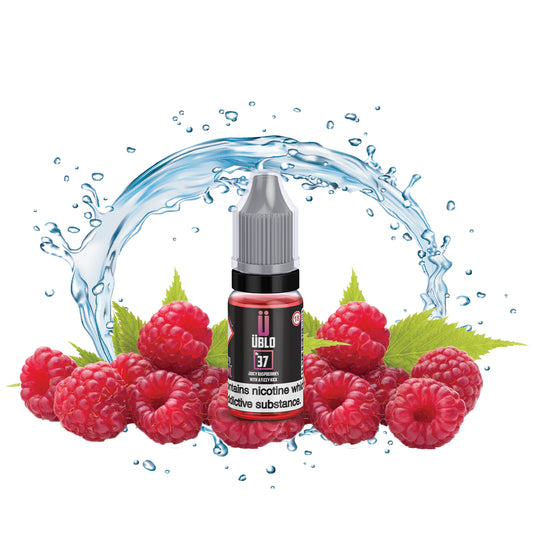 E-Liquid No37 10ml Juicy Raspberries Fizzy Kick