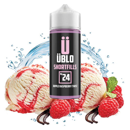 Shortfill E-liquid – No24 Ripple Raspberry Twist 120ML