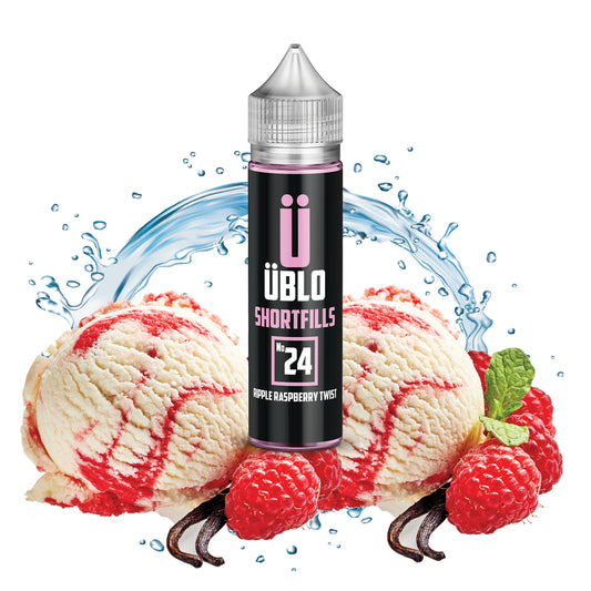 Shortfill E-liquid – No24 Ripple Raspberry Twist 60ML