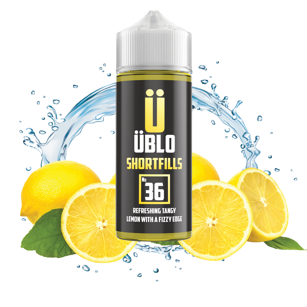 Shortfill E-liquid – No36 Tangy Lemon Fizzy Edge 120ML