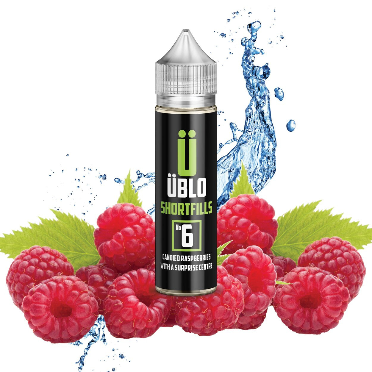 Shortfill E-liquid – No6 Candied Raspberries With A Surprise Centre 60ML