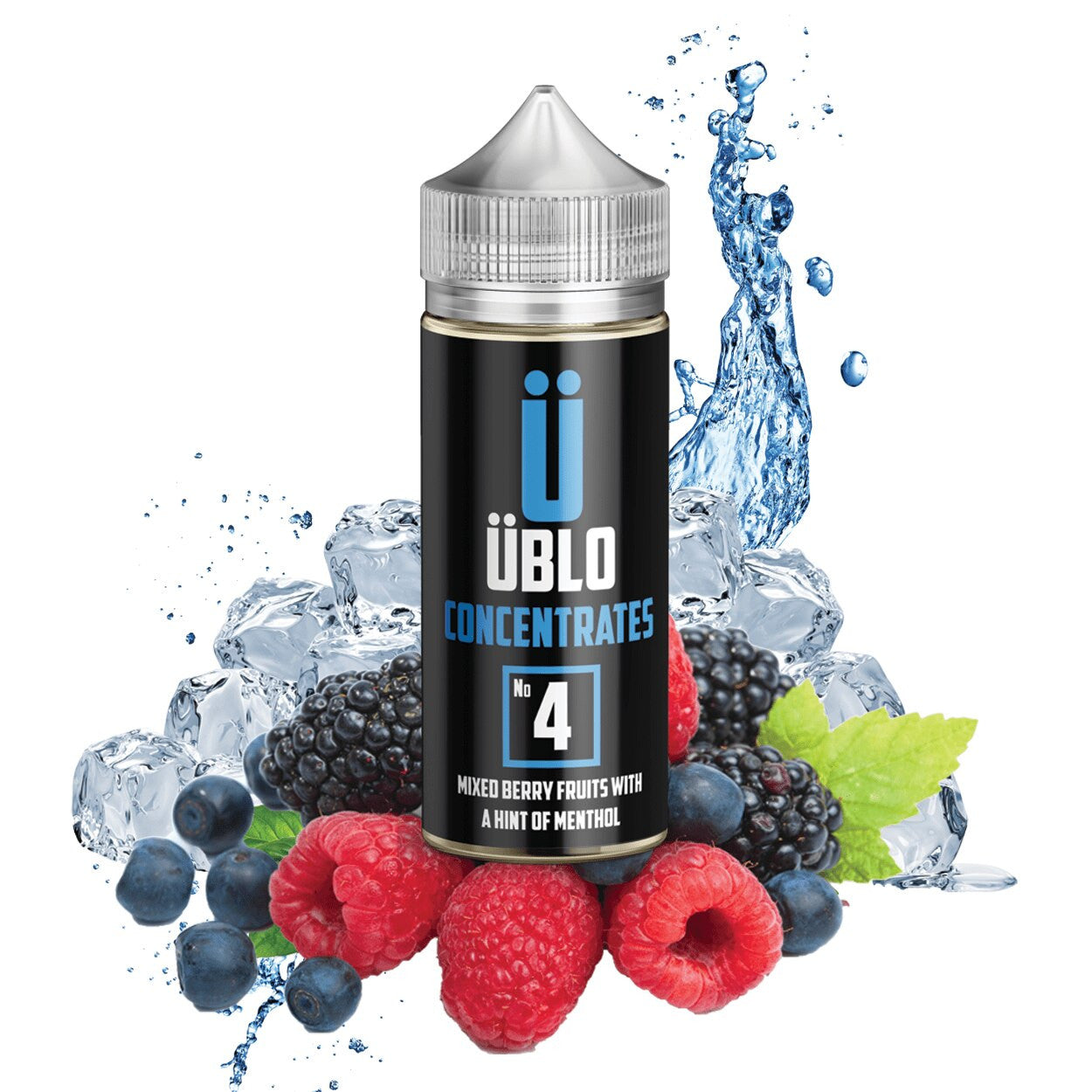 E-liquid Flavour No4 Concentrate Mixed Berry Fruits With A Hint Of Col Menthol 100ML