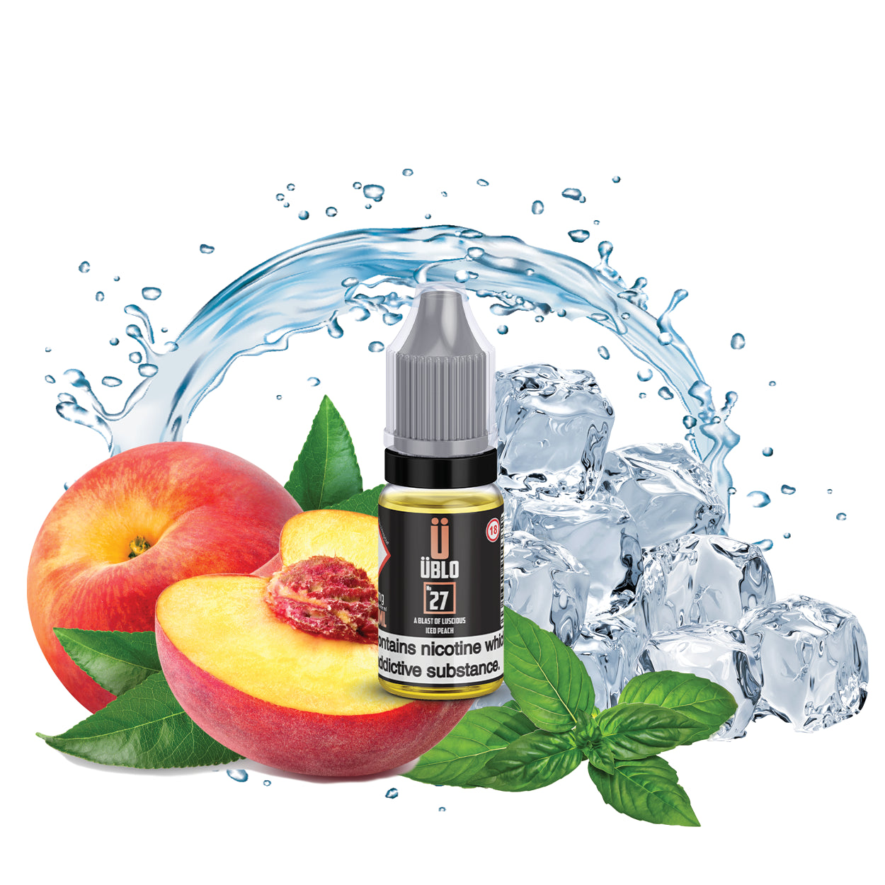 E-Liquid No27 10ml Luscious Iced Peach