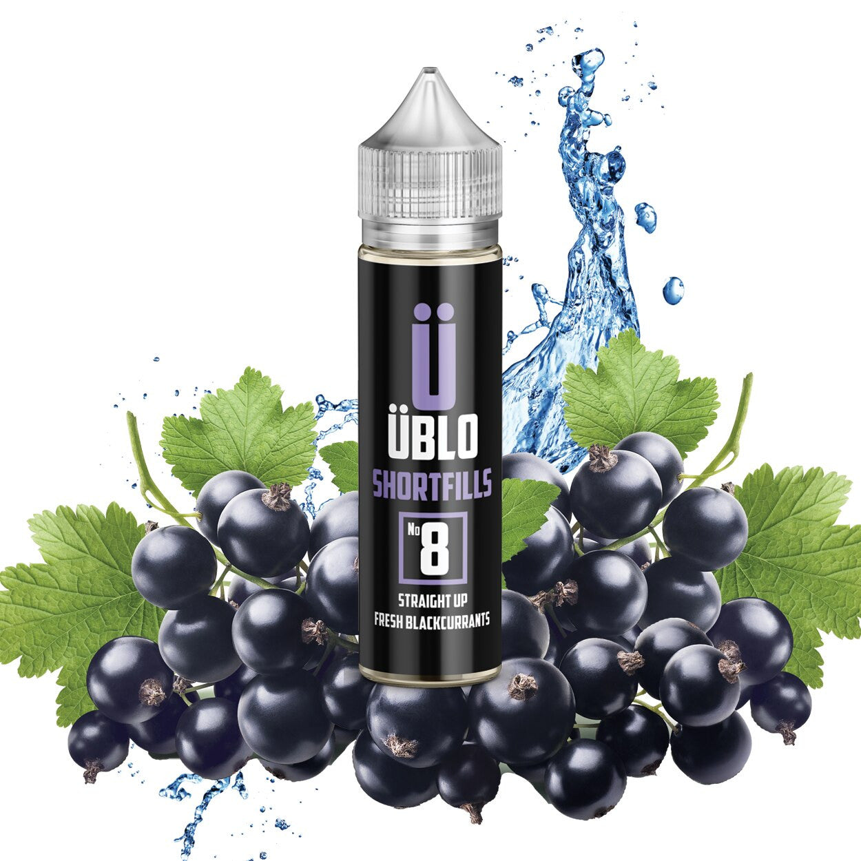Shortfill E-liquid – No8 Straight Up Fresh Blackcurrants 60ML