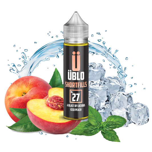 Shortfill E-liquid – No27 Luscious Iced Peach 60ML