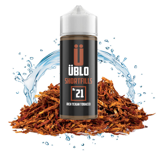 Shortfill E-liquid – No21 Rich Texan Tobacco 120ML
