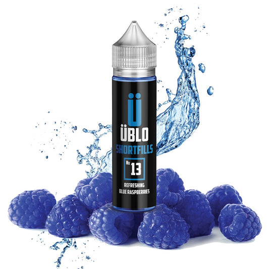Shortfill E-liquid – No13 Refreshing Blue Raspberries 60ML